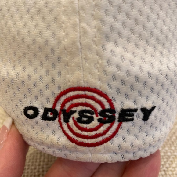 Callaway Odyssey Blue Golf Hat with White Embroidery Size S/M Flex Fit - Picture 4 of 10